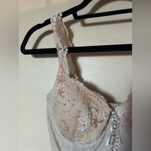 Cream mermaid corset